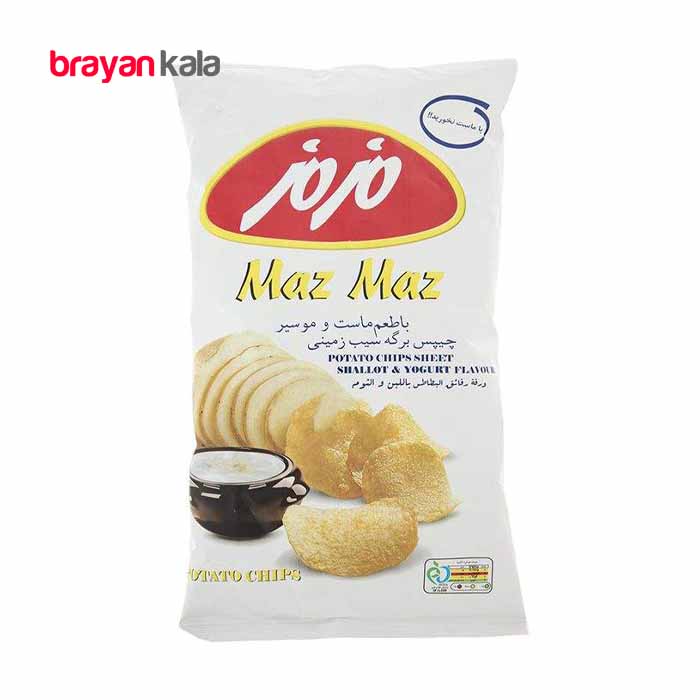 عکس اصلی چیپس 60 گرمی ماست موسیر مزمز